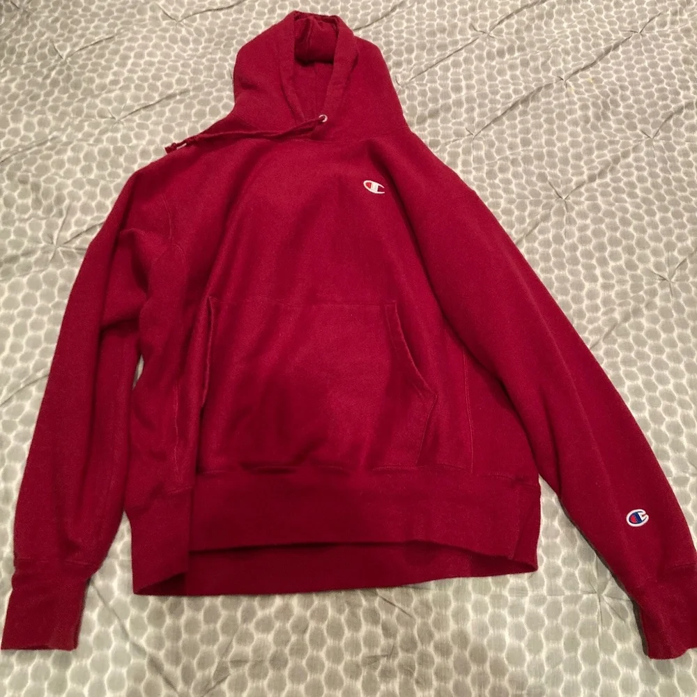 Mens Cranberry Tart Champion Sweatshirt - Picture 1 of 3